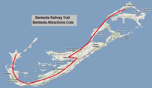 Bermuda Railway Trail Map