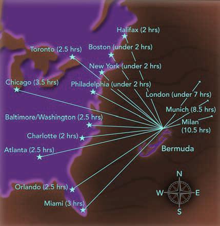 Bermuda Location Map