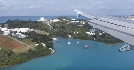 Landing at Bermuda