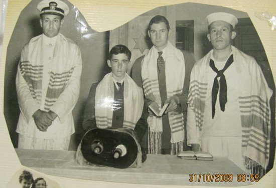bar mitzvah in Bermuda in 1943