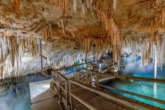 Footbridge at Crystal Cave